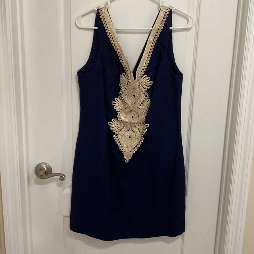 Lilly Pulitzer Navy Blue Dress.